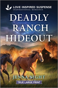 Paperback Deadly Ranch Hideout [Large Print] Book