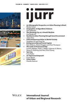 Paperback International Journal of Urban and Regional Research, Volume 44, Issue 2 Book
