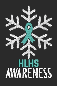 HLHS Awareness: Christmas Snowfall College Ruled HLHS Awareness Journal, Diary, Notebook 6 x 9 inches with 100 Pages