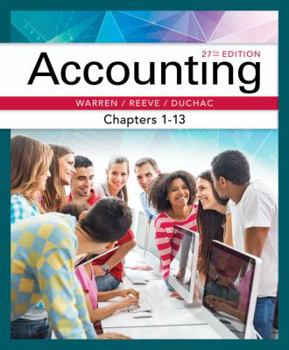 Paperback Accounting, Chapters 1-13 Book