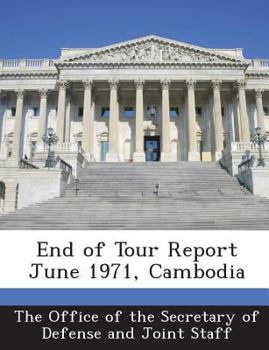 Paperback End of Tour Report June 1971, Cambodia Book