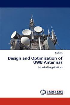 Paperback Design and Optimization of UWB Antennas Book