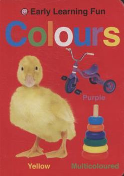 Hardcover Colours: Play & Learn Book