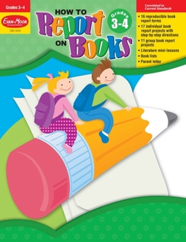 Paperback How to Report on Books, Grade 3 - 4 Teacher Resource Book