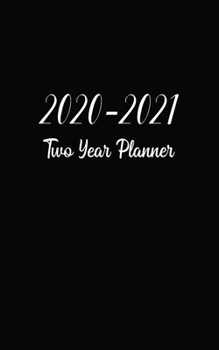Paperback 2020-2021 Two Year Planner: Small Calendar Planner Book