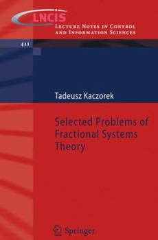 Paperback Selected Problems of Fractional Systems Theory Book