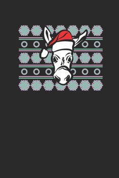 Ugly Christmas Donkey: Graph Paper Notebook (6" x 9" - 120 pages) ~ Christmas Themed Notebook for Daily Journal, Diary, and Gift