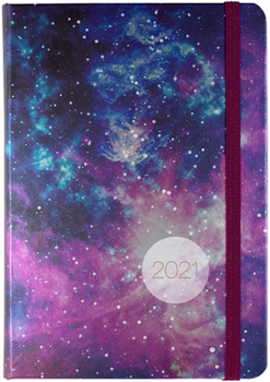 Hardcover 2021 Galaxy Weekly Planner Book
