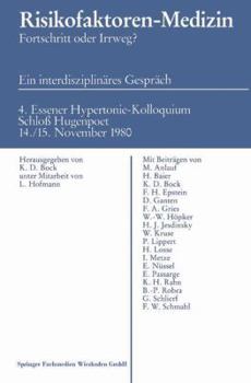 Paperback Risikofaktoren - Medizin: Fortschritt Oder Irrweg? [German] Book