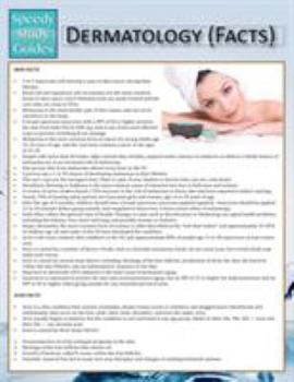 Paperback Dermatology (Facts) (Speedy Study Guide) Book