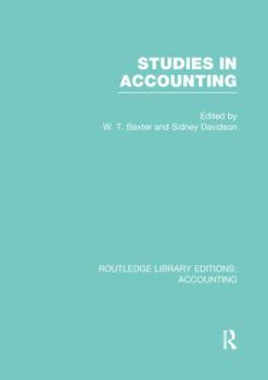 Paperback Studies in Accounting Book