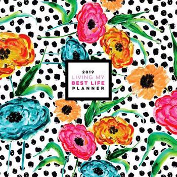 Calendar Blooming Dots Large Monthly 2019 Planner Book