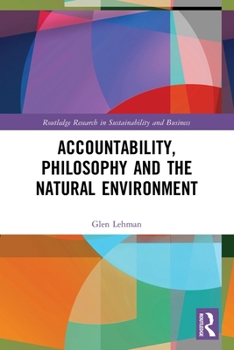 Paperback Accountability, Philosophy and the Natural Environment Book