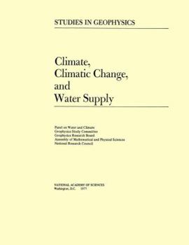 Paperback Climate, Climatic Change and Water Supply Book