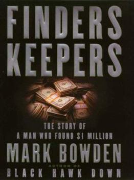 Hardcover Finders Keepers: The Story of a Man Who Found $1 Million [Large Print] Book