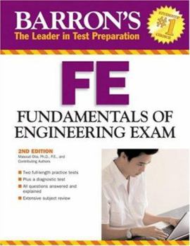 Paperback Barron's Fe: Fundamentals of Engineering Exam Book