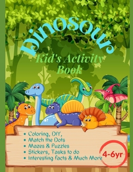 Paperback DinoSour: Kid's Activity Book