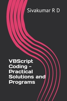 Paperback VBScript Coding - Practical Solutions and Programs Book