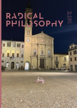 Paperback Radical Philosophy 2.19 Book