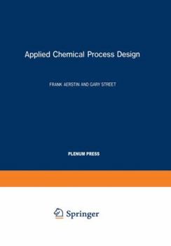Paperback Applied Chemical Process Design Book