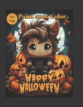 Paperback Activity Book for kids Halloween: 137 pag Book