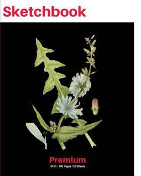 SketchBook: Vintage Nature Art Print (5), 8"x10" Sketch Pad, Sketching and Drawing Paper, Note Pad -[Premium Sketch Books]