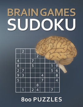 Paperback Brain Games - Sudoku (800 Puzzles): Easy, Medium, Hard Sudoku Puzzle Book