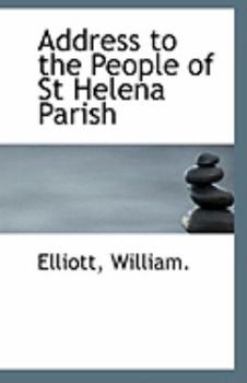 Paperback Address to the People of St Helena Parish Book