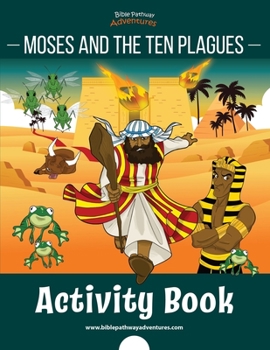 Paperback Moses and the Ten Plagues Activity Book