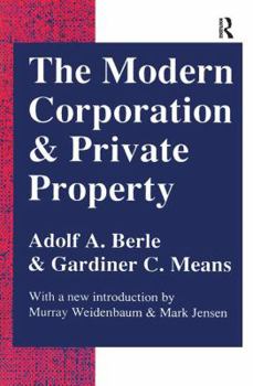 Hardcover The Modern Corporation and Private Property Book