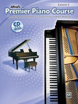 Paperback Premier Piano Course Lesson Book, Bk 3: Book & CD [With CD] Book