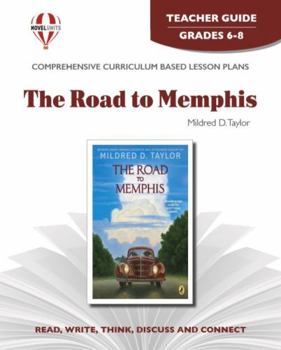 Paperback The Road to Memphis - Teacher Guide by Novel Units Book