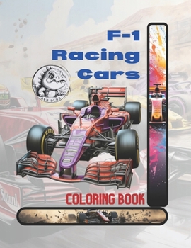Paperback F-1 Racing Cars: Coloring Book