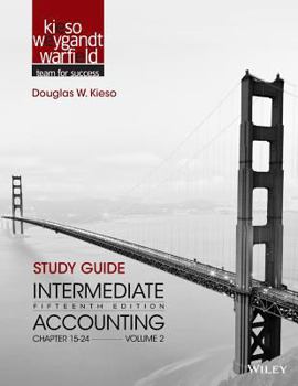 Paperback Study Guide to Accompany Intermediate Accounting, Volume 2: Chapters 15 - 24 Book