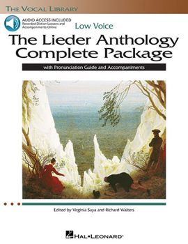 Paperback The Lieder Anthology Complete Package - Low Voice Book/Online Audio Book