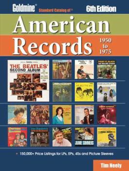 Paperback Goldmine Standard Catalog of American Records, 1950-1975 [With DVD] Book