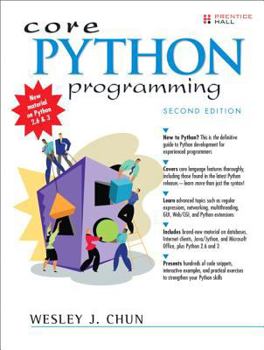 Paperback Core Python Programming Book