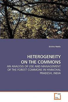 Paperback Heterogeneity on the Commons Book