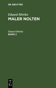 Hardcover Eduard Mörike: Maler Nolten. Band 2 [German] Book