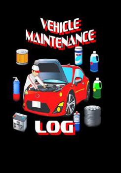 Paperback Vehicle Maintenance Log Book