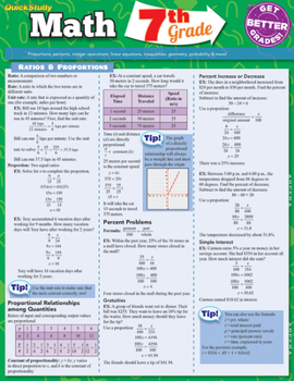 Wall Chart Math 7th Grade Book