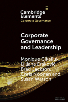 Paperback Corporate Governance and Leadership: The Board as the Nexus of Leadership-In-Governance Book