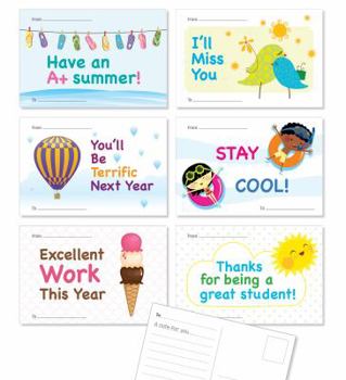 Gift Hello Summer Postcards Book