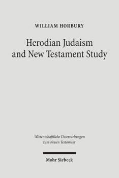 Hardcover Herodian Judaism and New Testament Study Book