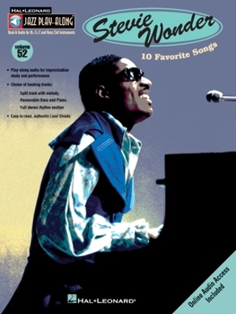 Stevie Wonder: Jazz Play Along Series Volume 52 (Jazz Play-Along Series) - Book #52 of the Jazz Play-Along