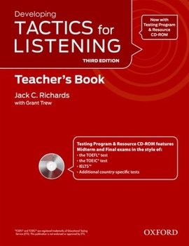 Paperback Developing Tactics for Listening Third Edition Teachers Resource Book