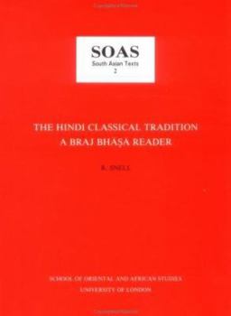 Hardcover The Hindi Classical Tradition Book