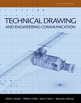 Hardcover Technical Drawing and Engineering Communication [With CDROM] Book