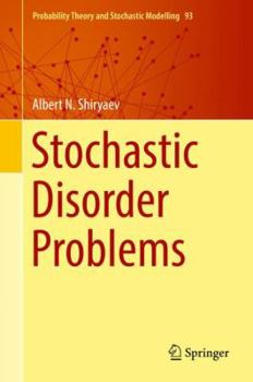 Hardcover Stochastic Disorder Problems Book