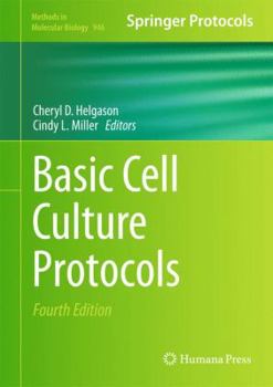 Hardcover Basic Cell Culture Protocols Book